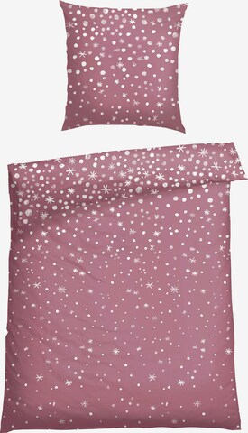 SCHIESSER Duvet Cover 'Runa' in Red