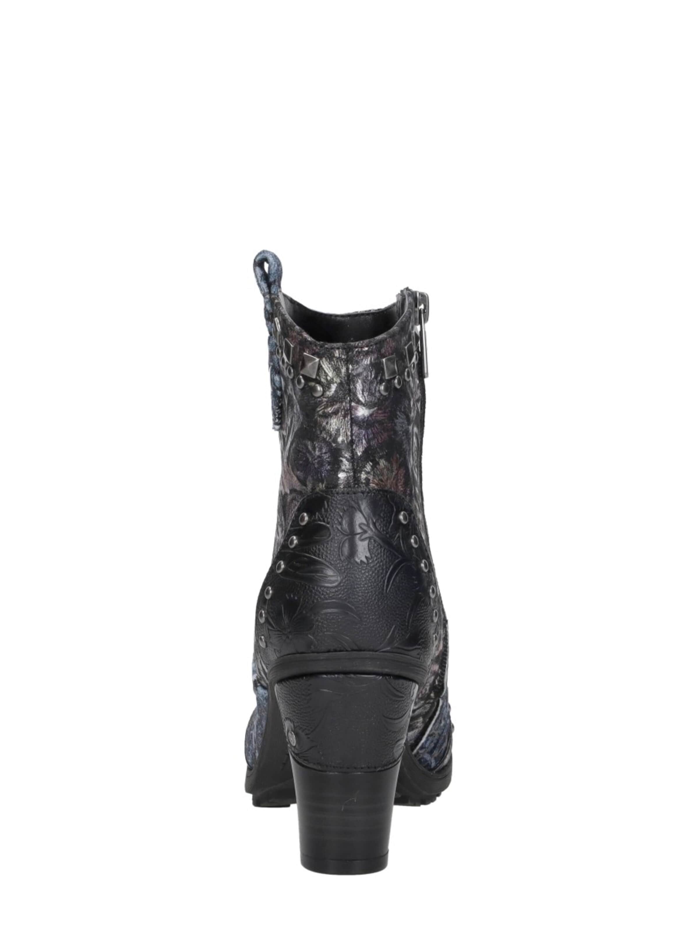 MUSTANG Boots 'Enkellaarsjes Hak' in Black