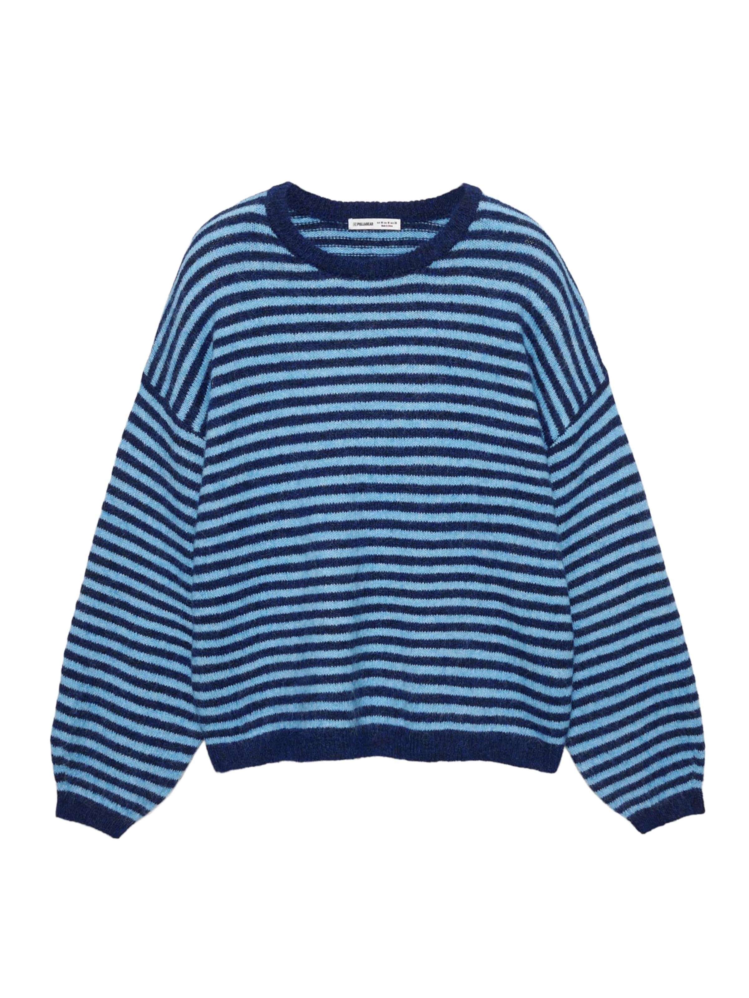 Pull&Bear Pulover | modra barva: sprednja stran