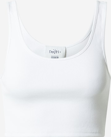 Smiles Top 'Isa' in White: front