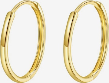 Orecchini 'Flare S' di Dear Me in oro: frontale