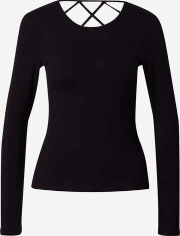 ABOUT YOU Shirt 'Rachel' in Schwarz: predná strana