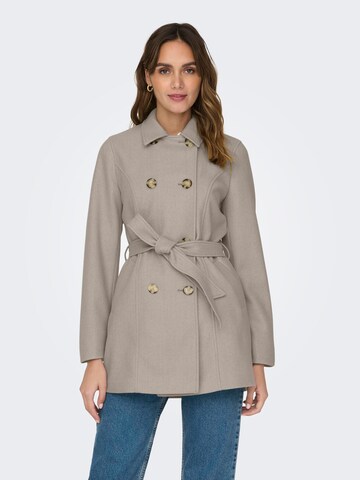 Manteau mi-saison 'NANCY' ONLY en gris : devant