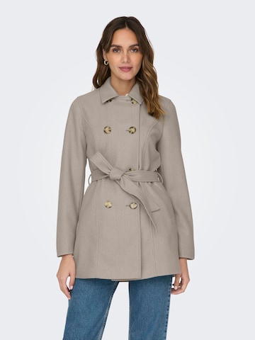 Manteau mi-saison 'NANCY' ONLY en gris : devant