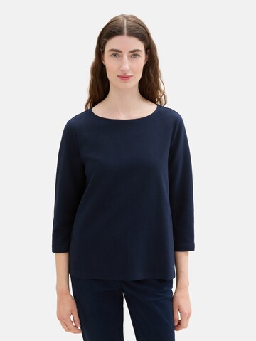 TOM TAILOR Shirt in Blau: Vorderseite