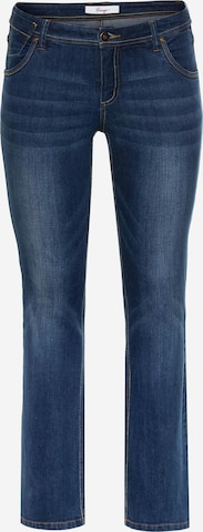 SHEEGO Regular Jeans 'Lana' in Blauw: voorkant