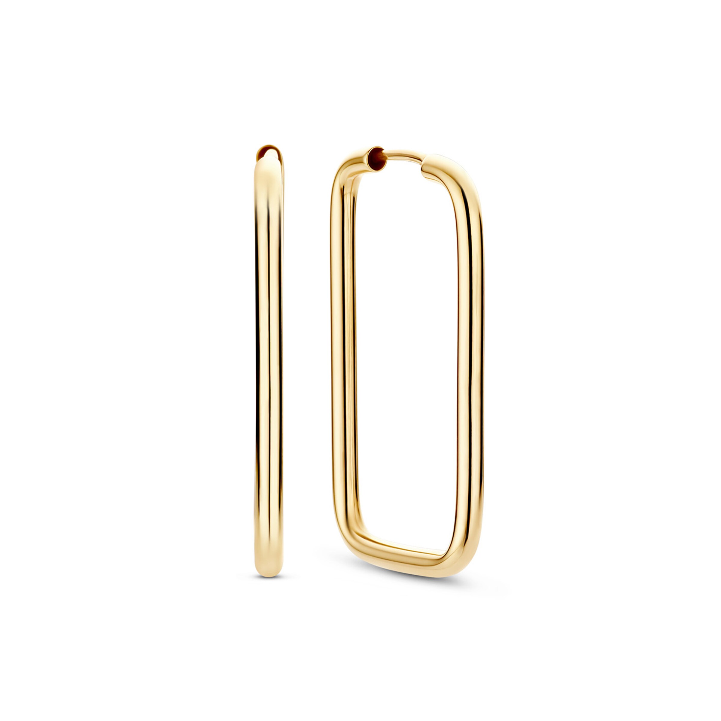 Beloro Jewels Earrings in Gold: front