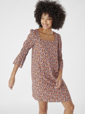 NAF NAF Shirt Dress in Brown: front