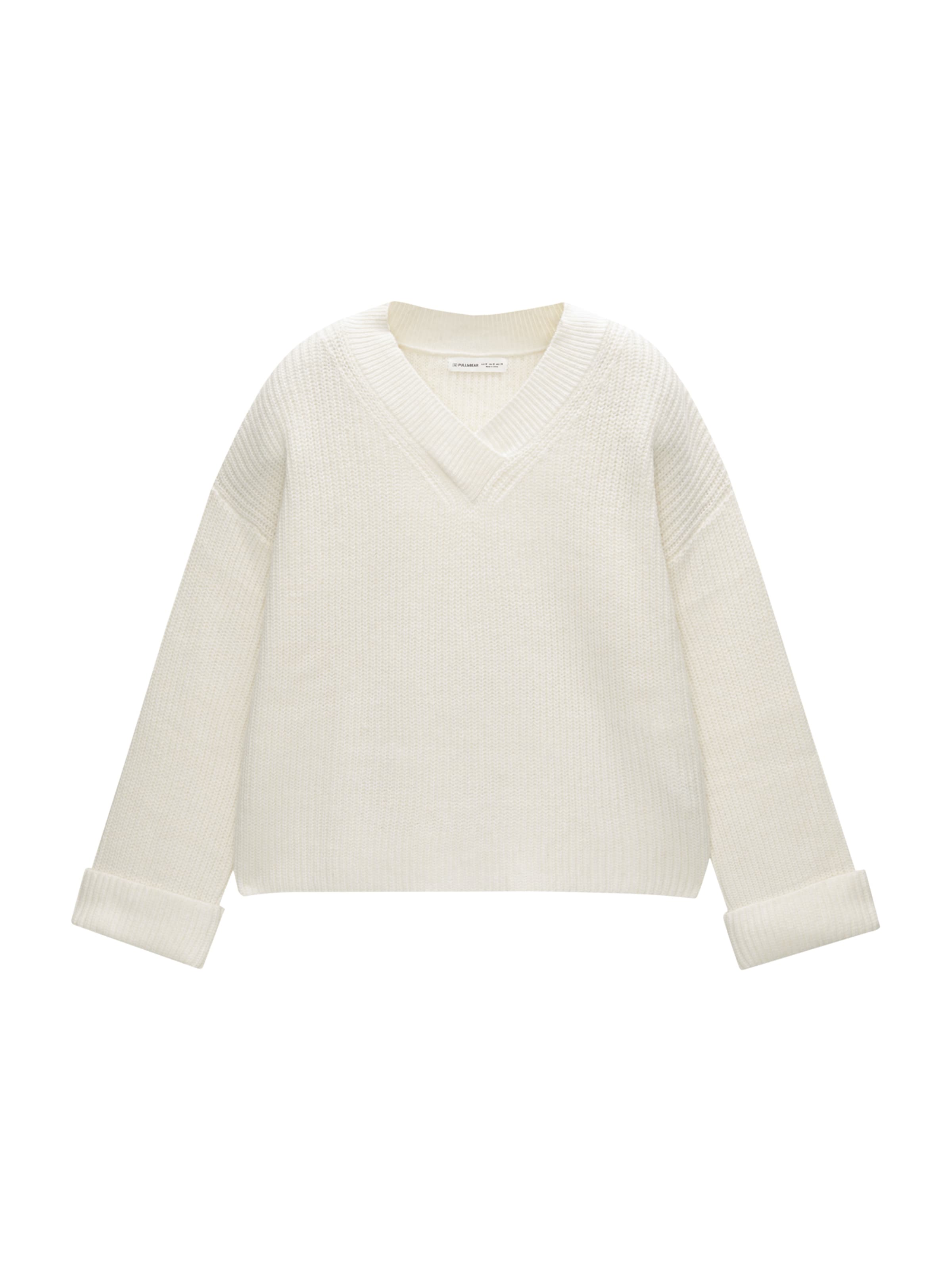 Pull&Bear Sveter - Béžová: predná strana