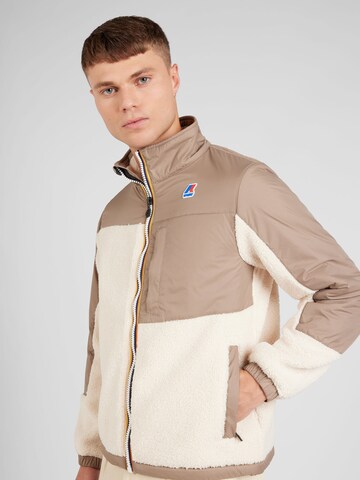 Giacca di pile 'LE VRAI 3.0' di K-Way in beige