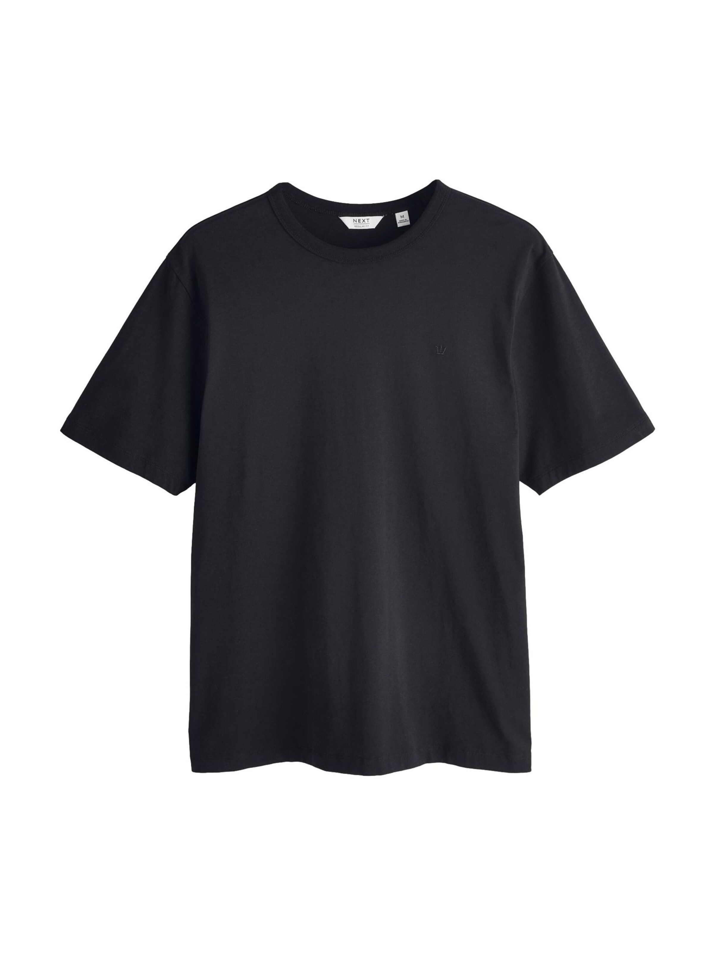 Next Shirt in Black: front