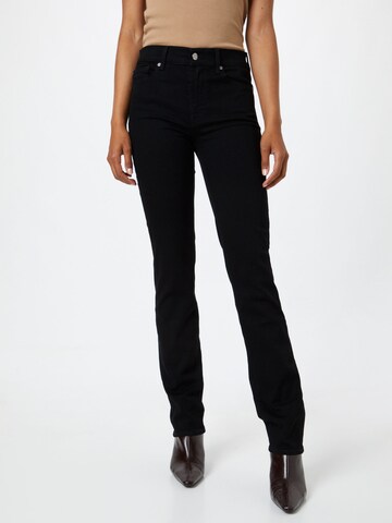 7 for all mankind Regular Jeans in Schwarz: predná strana