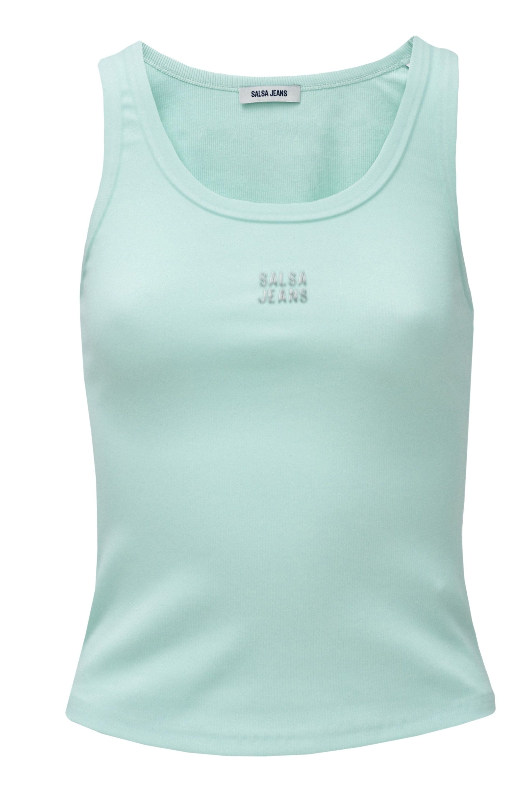 Haut Salsa Jeans en bleu : devant