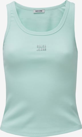 Haut Salsa Jeans en bleu : devant