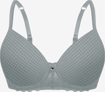 sassa T-shirt Bra 'BEAUTIFUL CLASSIC' in Green: front