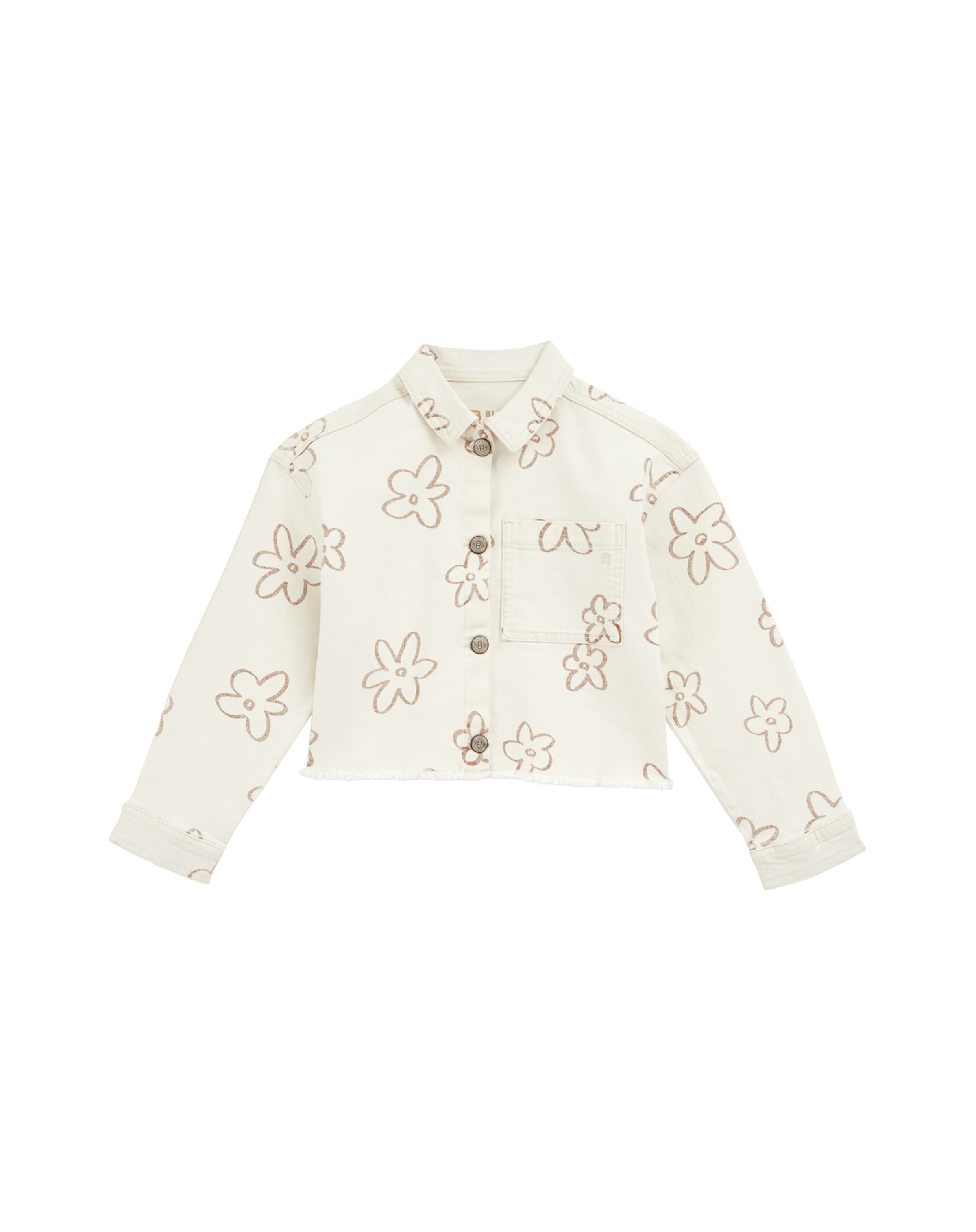 WE Fashion Overgangsjakke i hvid: forside