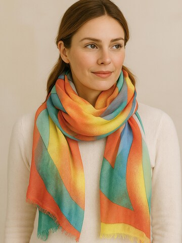 COLLEZIONE ALESSANDRO Scarf 'Enjoy' in Mixed colors