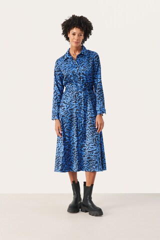 Part Two Shirt Dress 'Shelby' in Blue: front