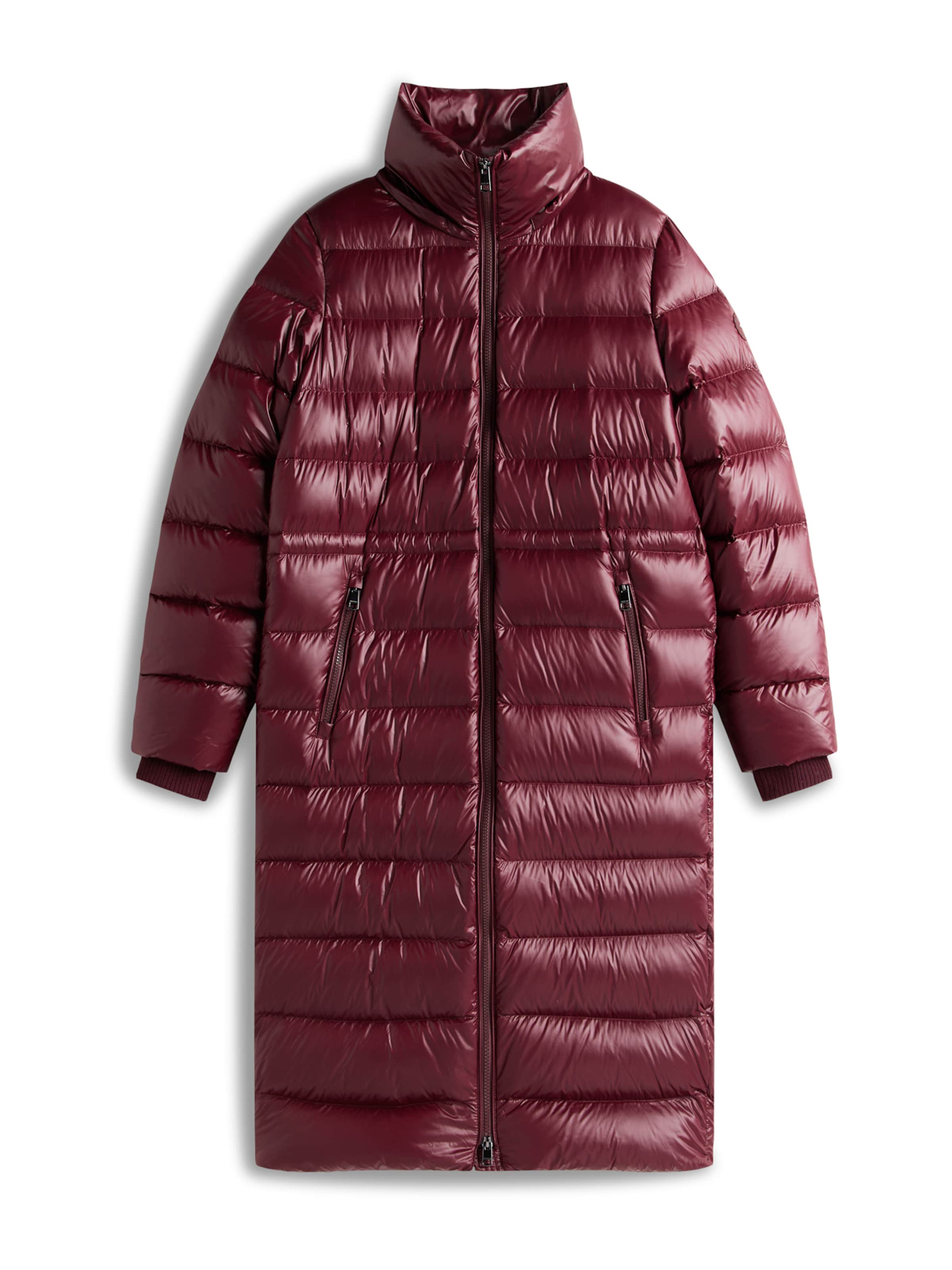 TOMMY HILFIGER Ανοιξιάτικο και φθινοπωρινό παλτό σε κόκκινο: μπροστά