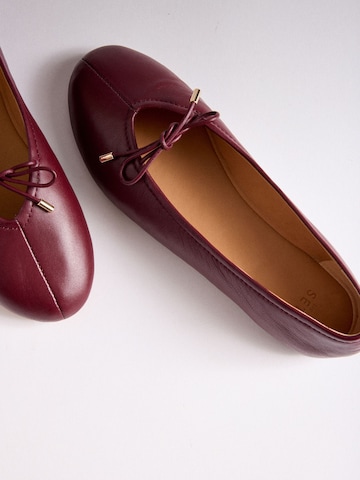 Ballerines The Set en rouge