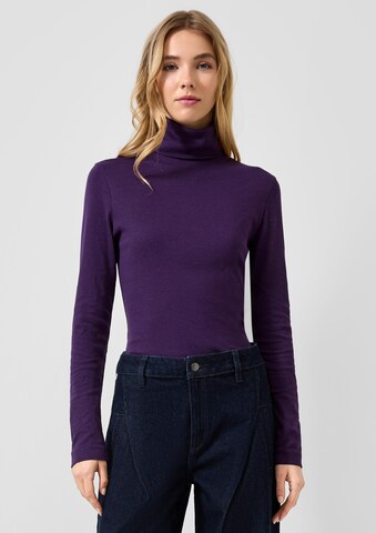 QS Shirt in Lila: Vorderseite