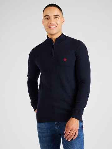 Pull-over 'Cohas Brook' TIMBERLAND en bleu : devant