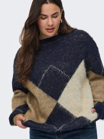 ONLY Carmakoma Sweater 'CARNoeme' in Blue