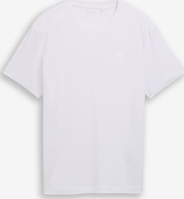 TOM TAILOR T-Shirt in Weiß: Vorderseite