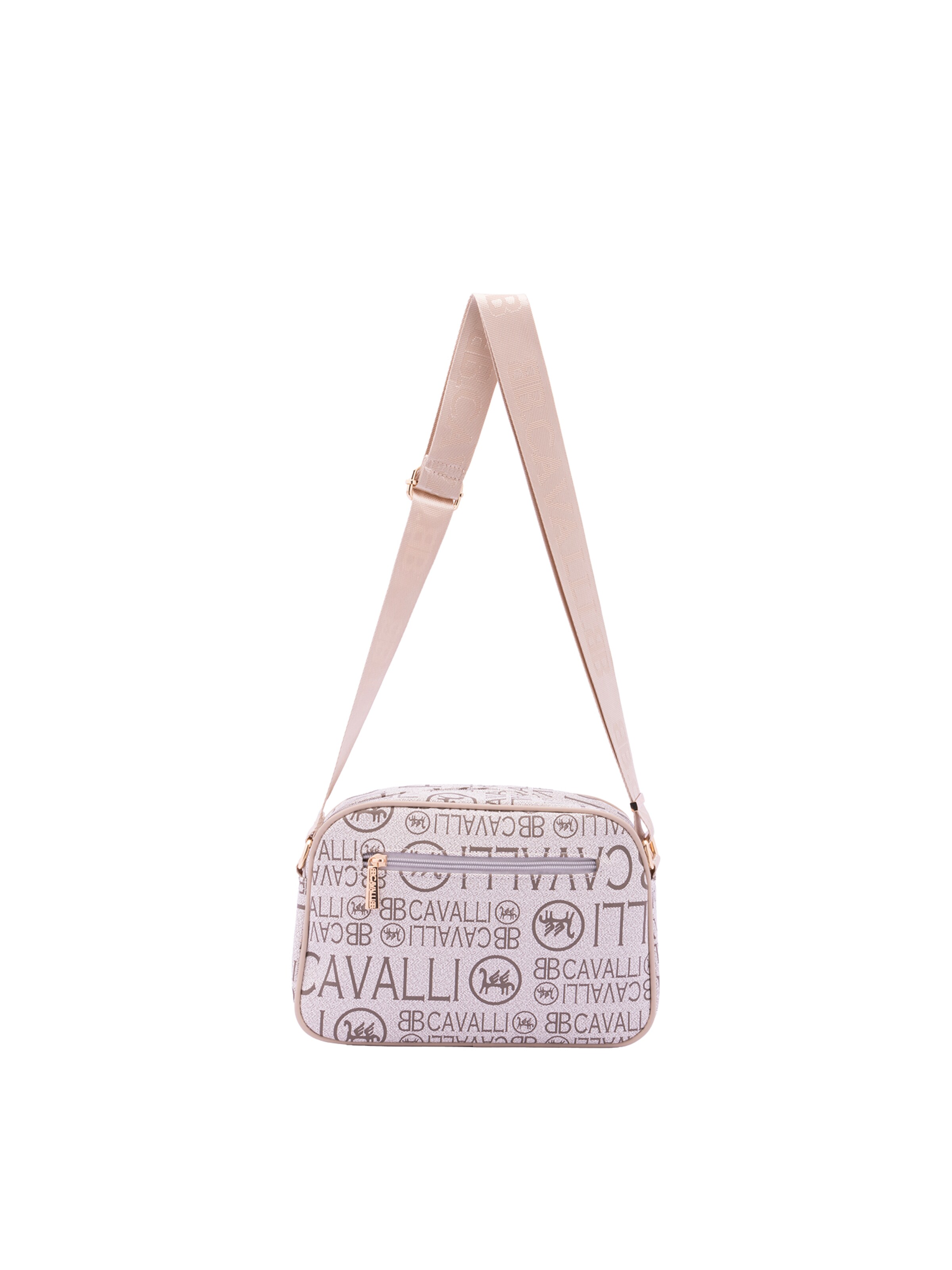 Borsa a tracolla 'Borsa a Tracolla B Cavalli Donna con Zip e Tasche Regolabile Ecopelle' di B. Cavalli in arancione