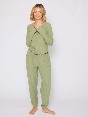 Loungeable Pajama in Green: front