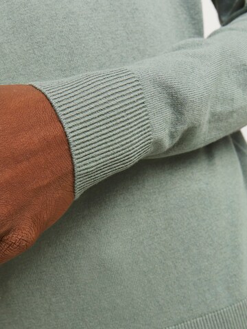 JACK & JONES Sweater 'JJEEmil' in Green