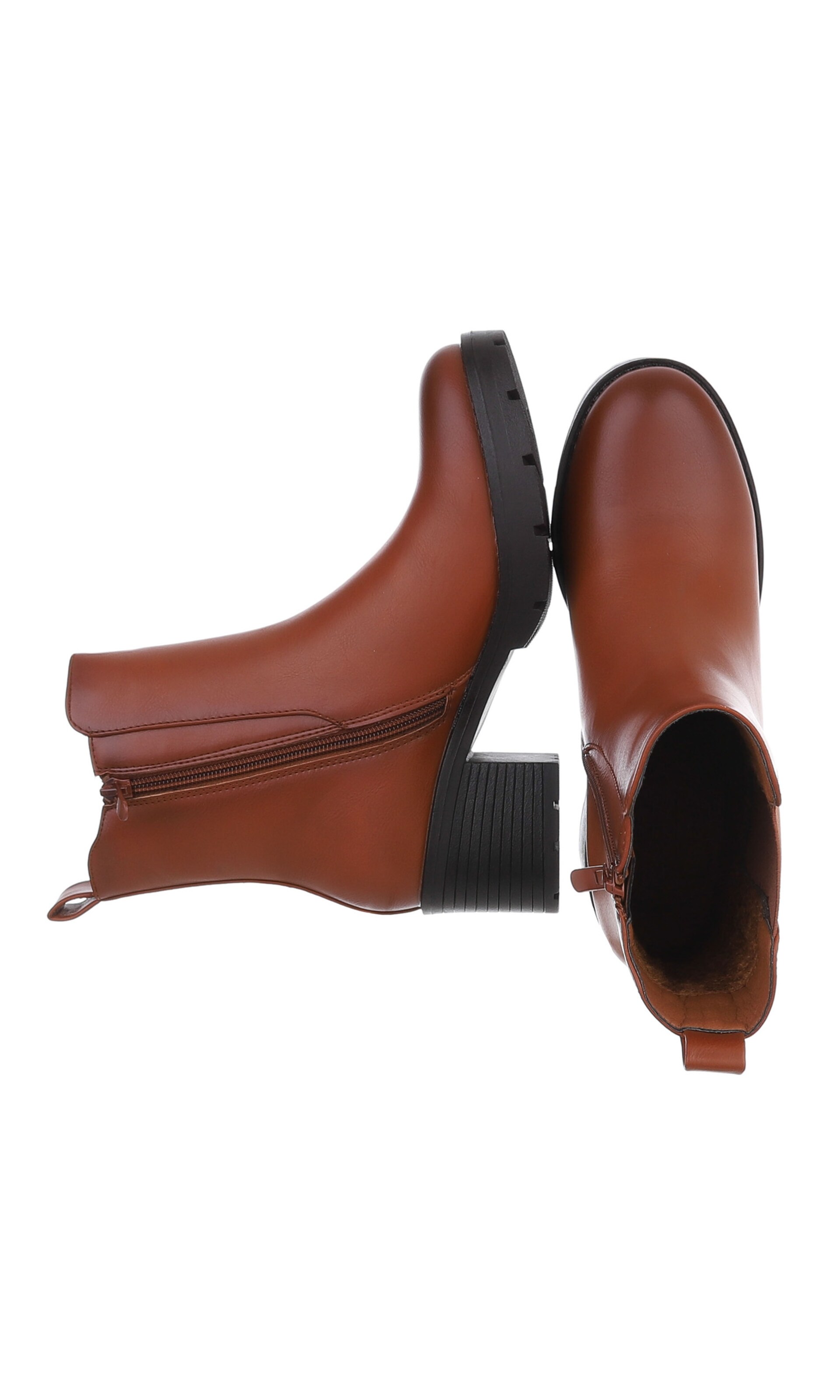 Ital-Design Stiefelette in Braun