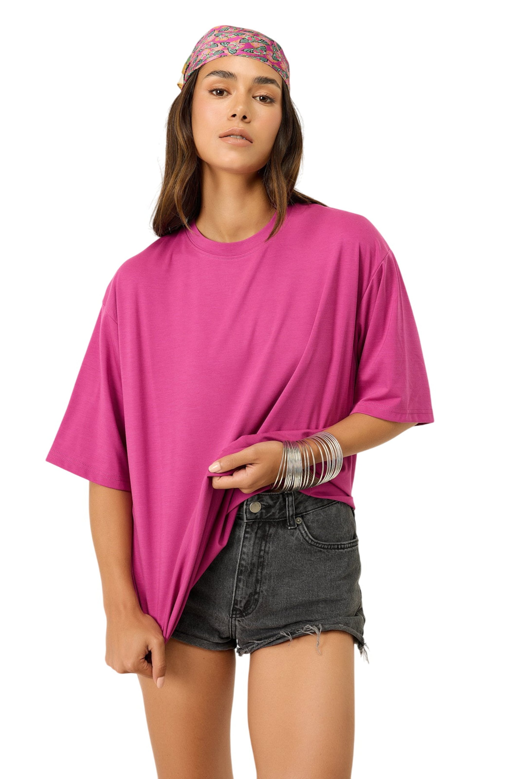 No Matter What Shirt in Purple: front