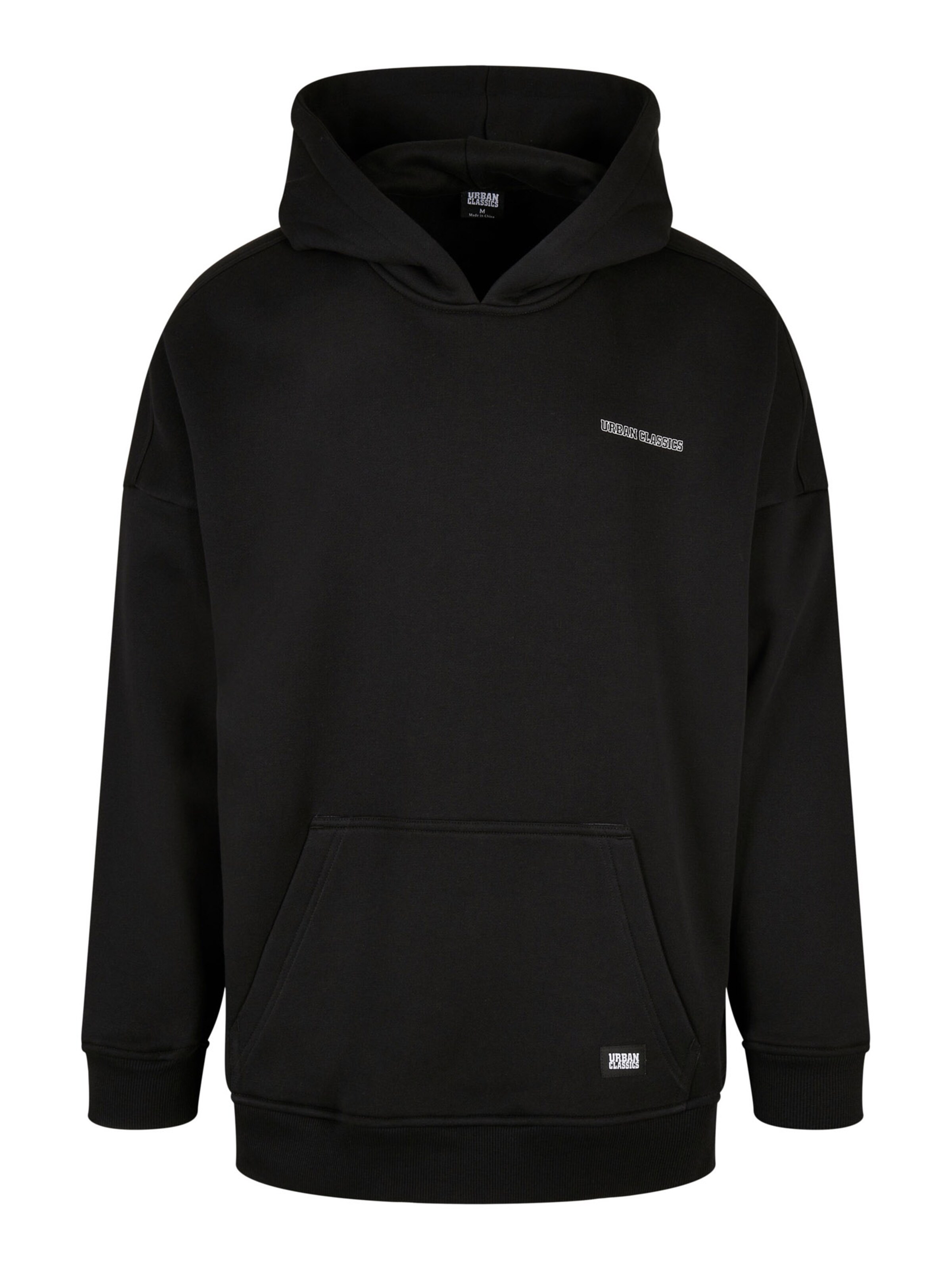 Urban Classics Sweatshirt in Zwart: voorkant