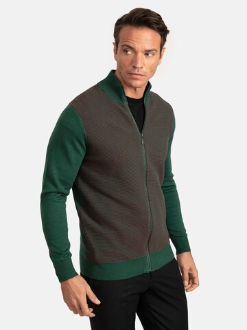 Jacey Quinn Knit Cardigan in Green