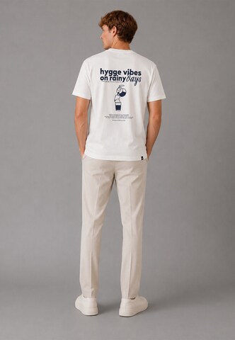 T-Shirt 'Hygge' Clean Cut Copenhagen en beige : devant