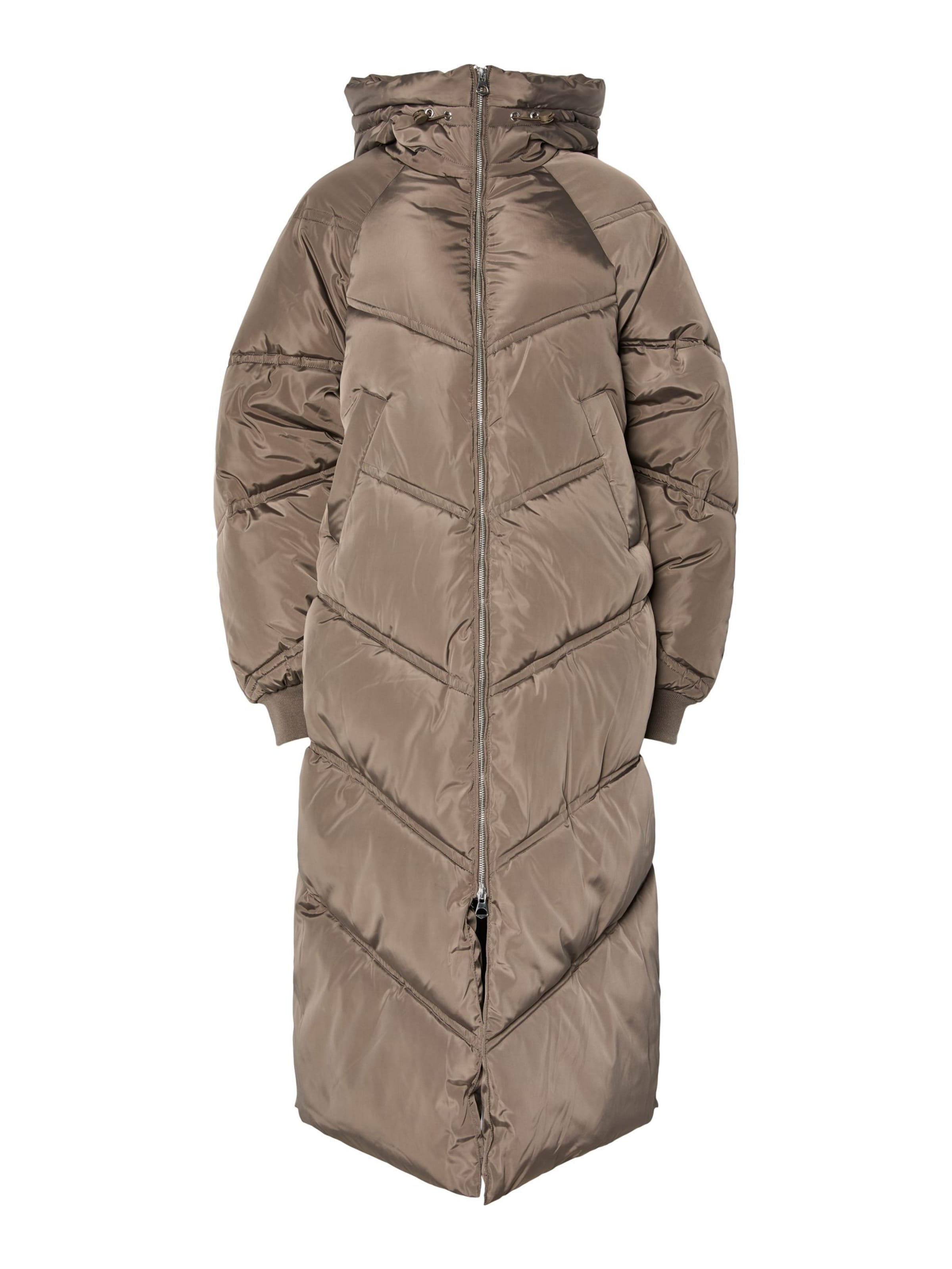 PIECES - Chaqueta de invierno en marrón: frente