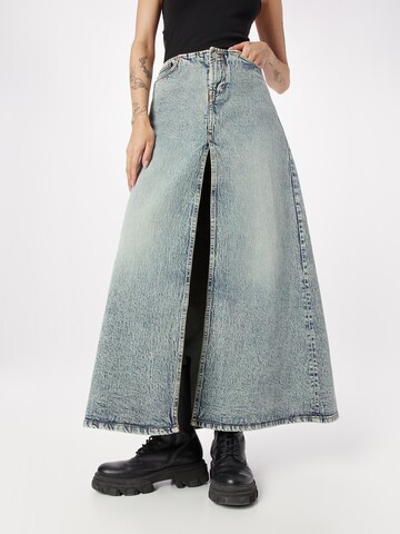 Gonna 'Anaheim' di WEEKDAY in blu: frontale