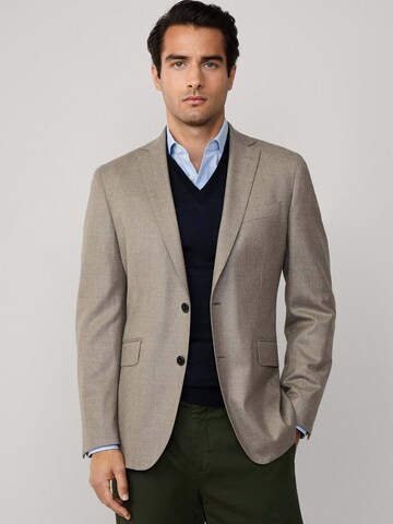 Hackett London Regular fit Colbert in Beige: voorkant