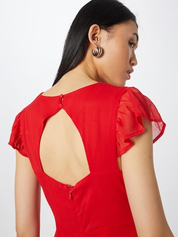 VILA - Vestido 'Rilla' em vermelho