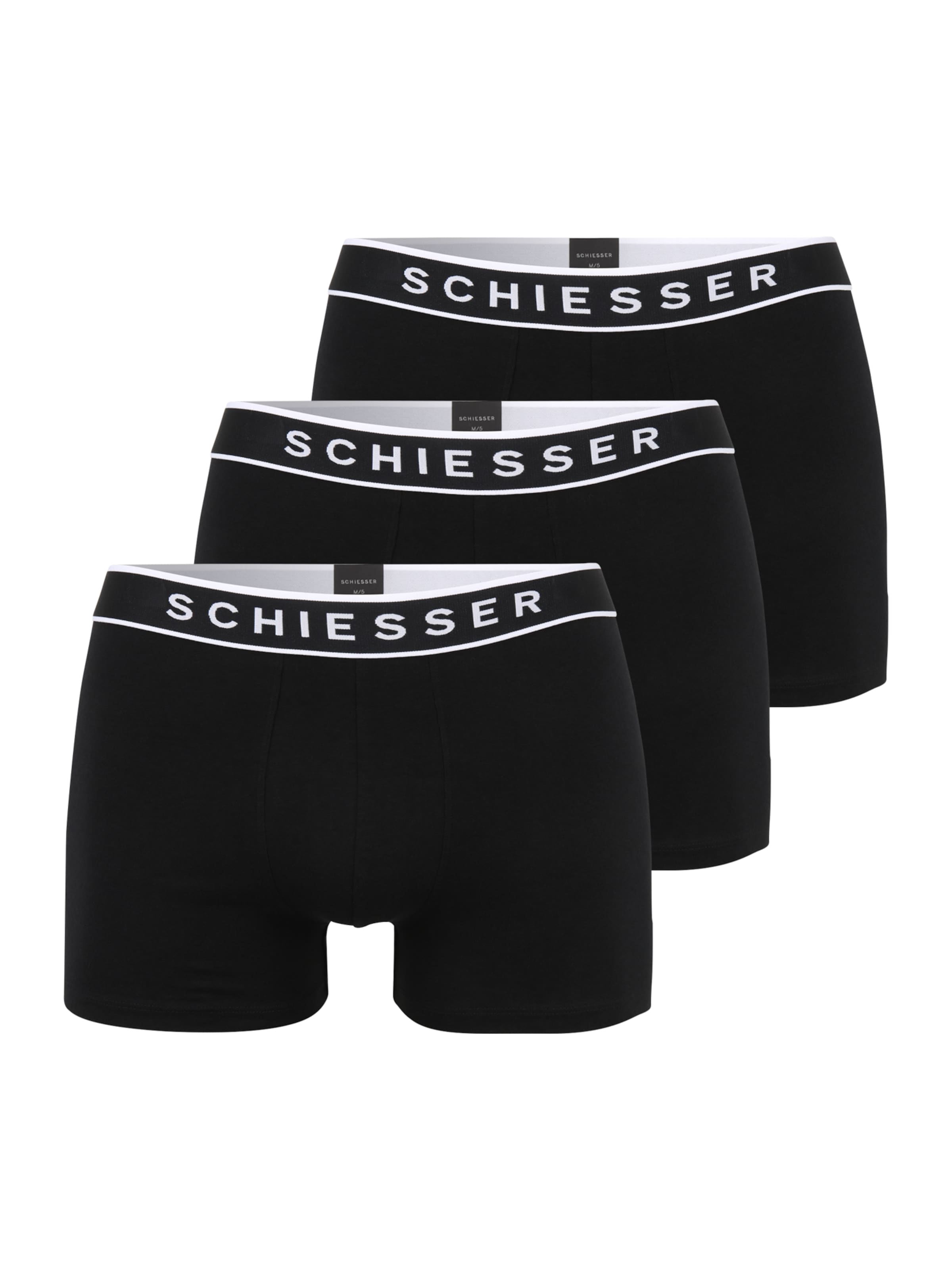 Boxer di SCHIESSER in nero: frontale