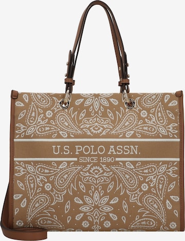 U.S. POLO ASSN. Tasche 'Canyon' in Braun: predná strana