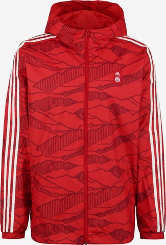 ADIDAS SPORTSWEAR Outdoorjas in Rood: voorkant