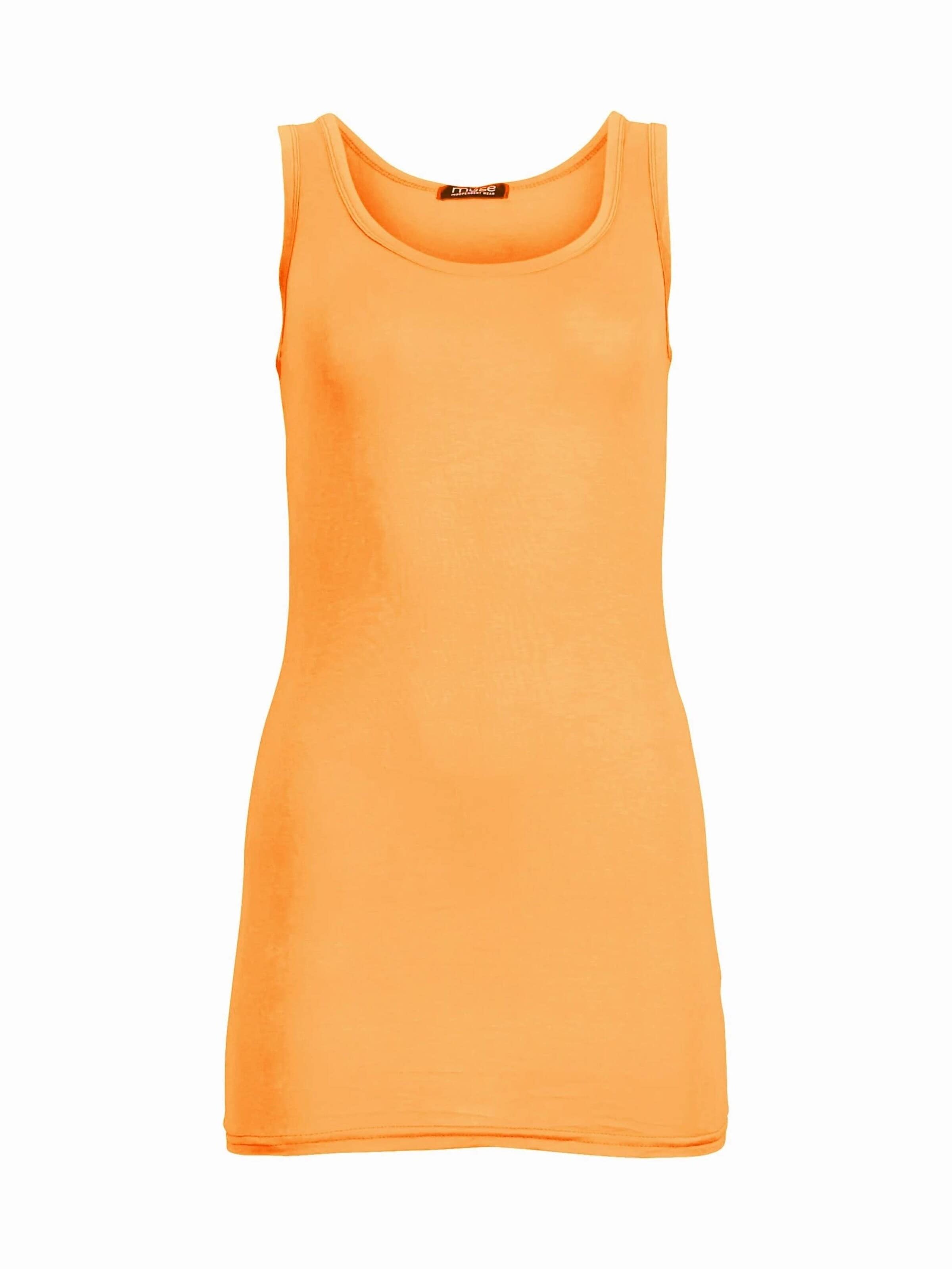 Easy Young Fashion Top in Orange: front