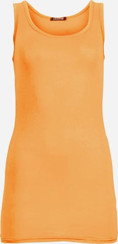 Easy Young Fashion Top in Orange: front