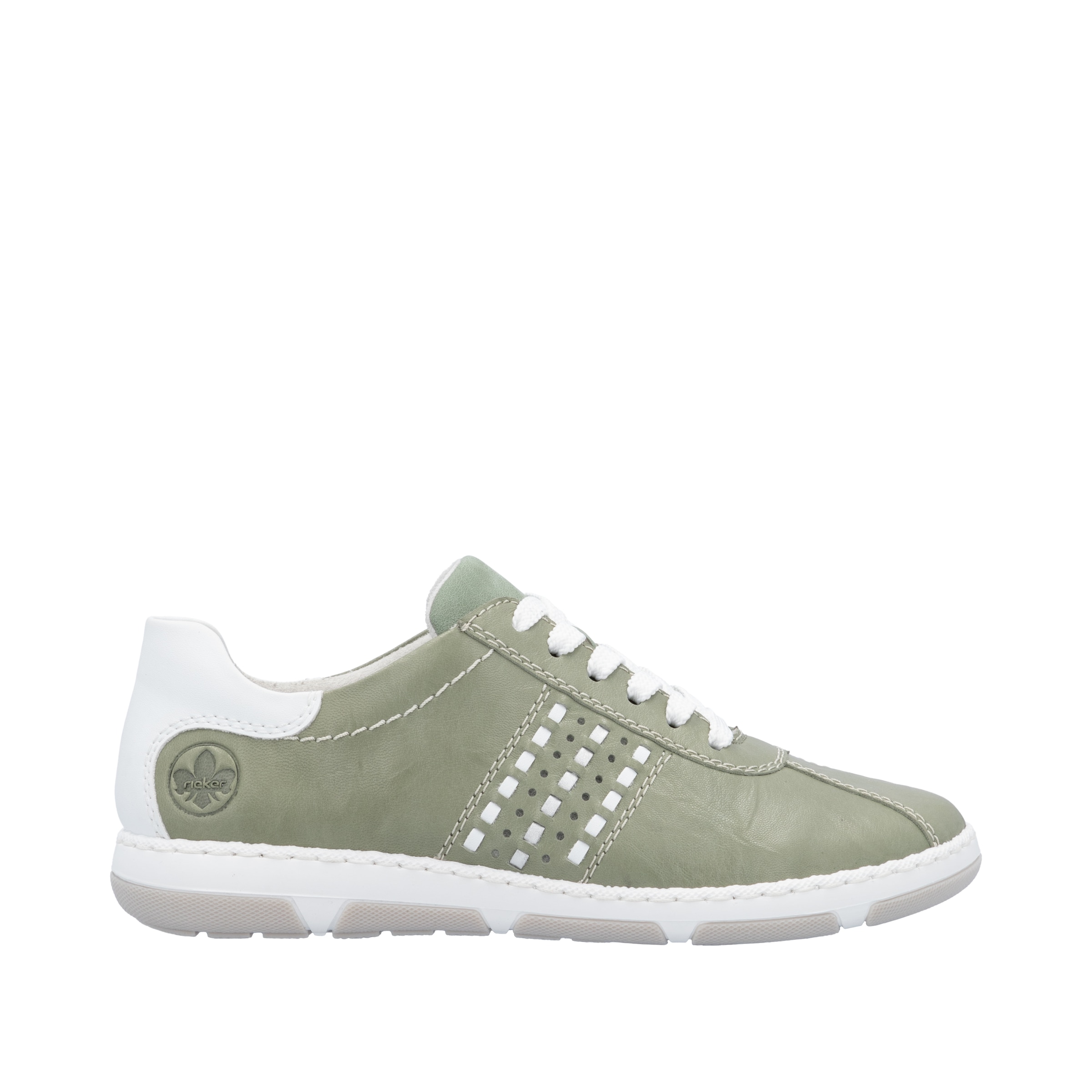 Sneaker bassa di Rieker in verde