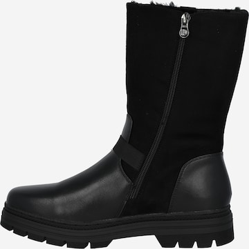 TOM TAILOR Stiefel in Schwarz