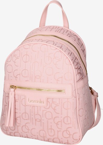 Braccialini Backpack in Pink: front