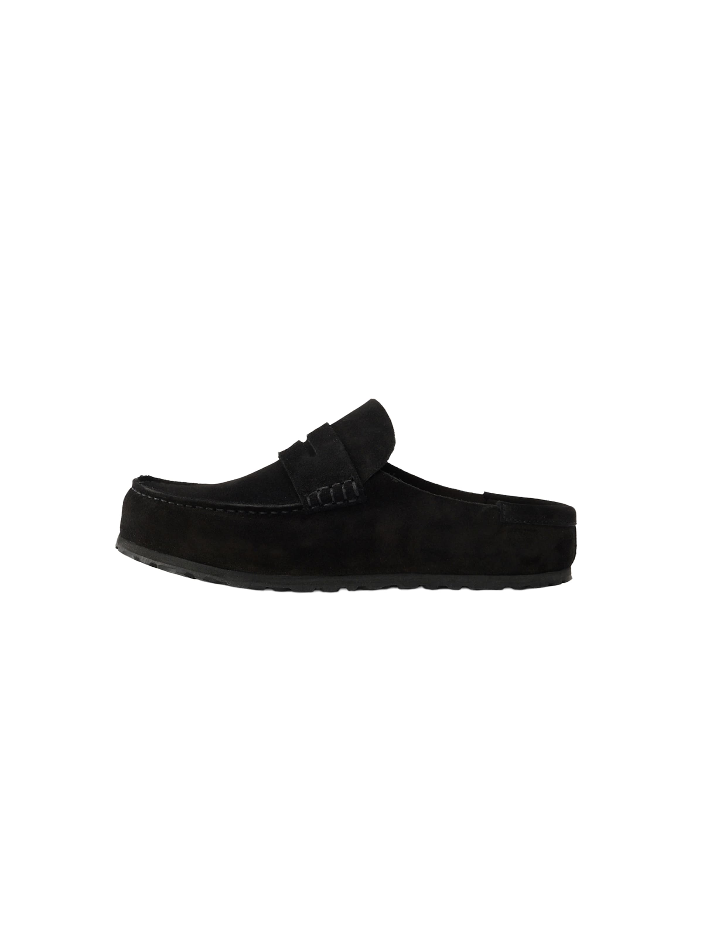 BIRKENSTOCK Nizki natikači 'Naples' | črna barva: sprednja stran
