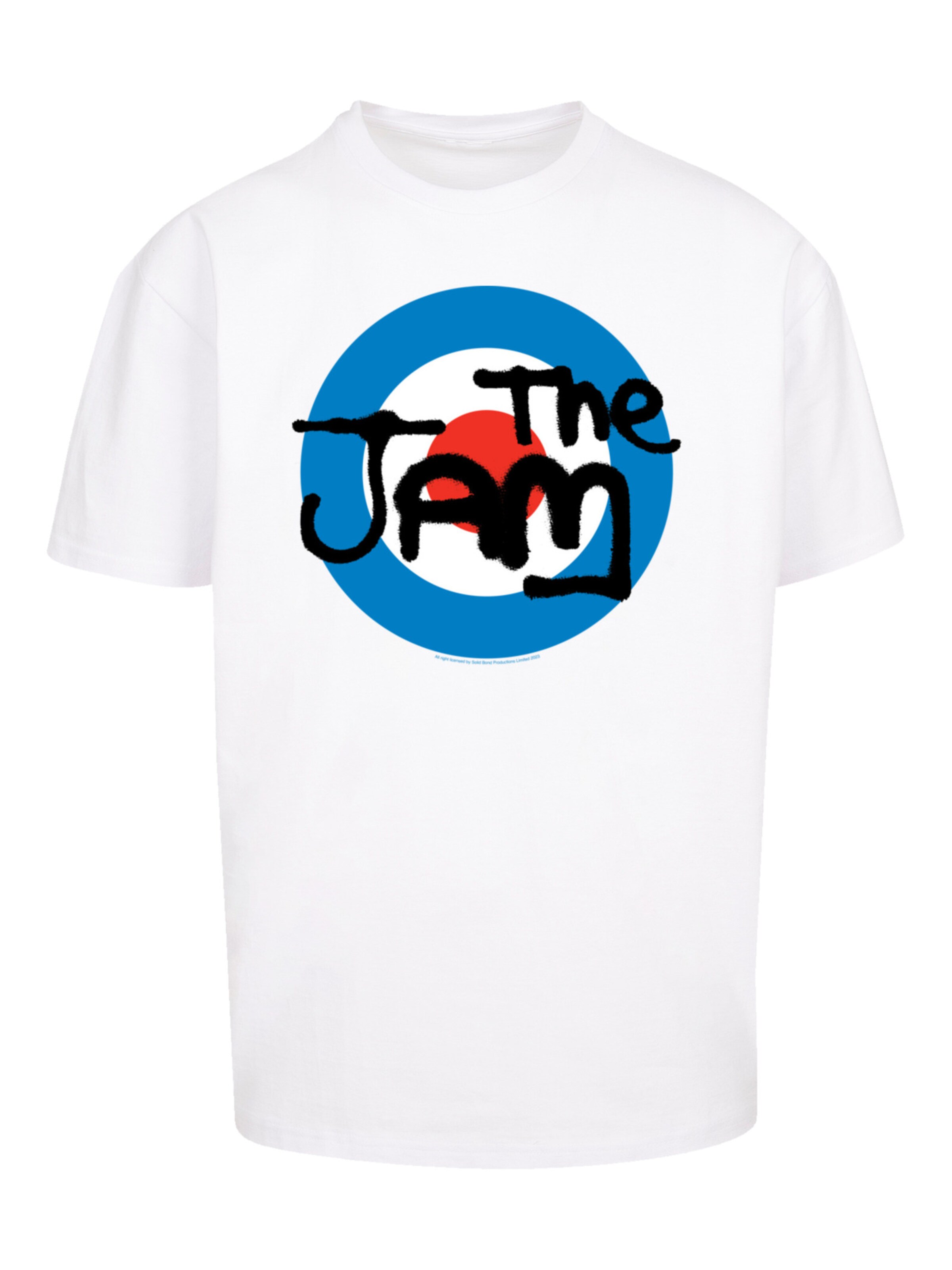 T-Shirt 'The Jam Band Classic Logo' F4NT4STIC en blanc : devant